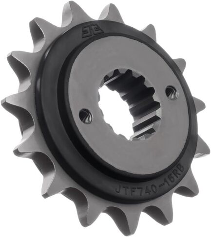 JT Sprockets JTF740.15RB ضرس عمود المناولة الأمامي المبطن بالمطاط ذو 15 سنًا in Saudi Arabia