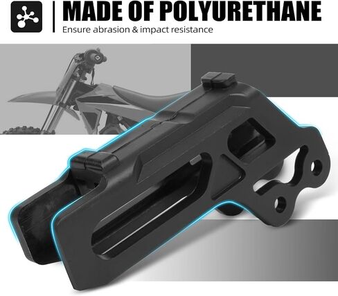 NICECNC Black Rear Chain Guide Slider Block Dirt Bike Compatible with Yamaha YZ125 2008-2025 YZ250 2008-2025 YZ250F 2007-2023 YZ250FX 2015-2025 YZ450F 2007-2022 YZ450FX 2016-2025,See Fitment in Saudi Arabia