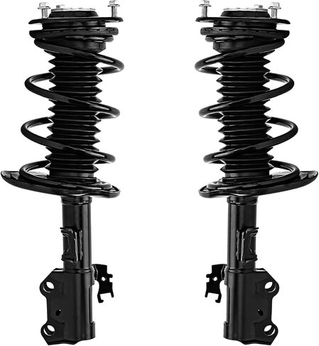 Detroit Axle - Front Struts w/Coil Springs Sway Bars Outer Tie Rods Lower Ball Joints Replacement for 2011-2016 Scion tC - 8pc Set in Saudi Arabia