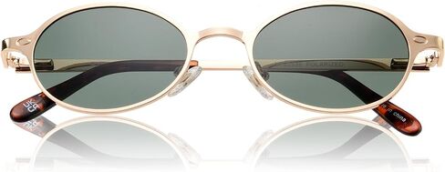 Polarized Retro Oval Sunglasses Womens Men Trendy 2025, Vintage Narrow Round Shades Chic 80 90s Sun Glasses VF2253 in Kuwait