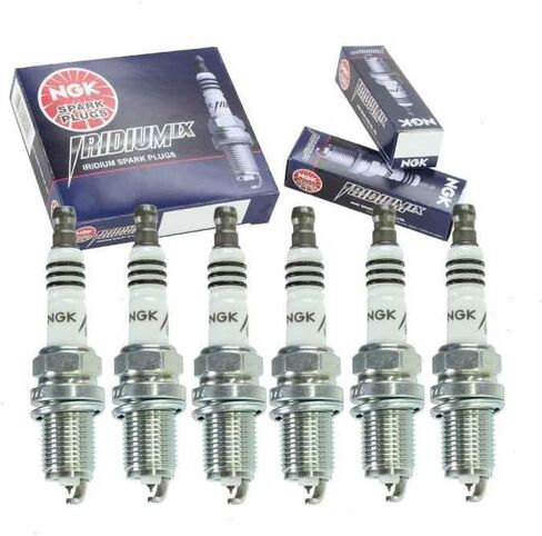6 pc NGK Iridium IX Spark Plugs compatible with Toyota Tacoma 3.4L V6 1995-2004 in Saudi Arabia