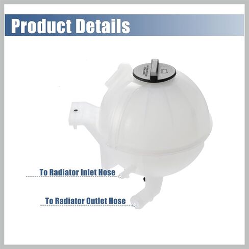 Coolant Radiator Reservoir Tank 9065010503 Coolant Overflow Expansion Bottle with Cap and Sensor for Mercedes-Benz Sprinter 2500 3500 2010-2018 Replacement Car Parts in Saudi Arabia