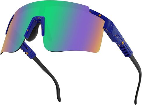 نظارات شمسية رياضية من MALIDAK للرجال والنساء والشباب نظارات بيسبول حماية من الأشعة فوق البنفسجية 400 للرجال لركوب الدراجات in Kuwait