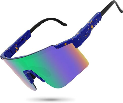 نظارات شمسية رياضية من MALIDAK للرجال والنساء والشباب نظارات بيسبول حماية من الأشعة فوق البنفسجية 400 للرجال لركوب الدراجات in Kuwait