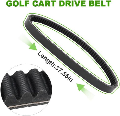 JDMON Aluminum Driven Clutch with Belts Compatible with Club Car DS 1997-Up & Precedent 2004-Up, Replacement for 101833902 101832902 1018340-01 1014081 in Saudi Arabia