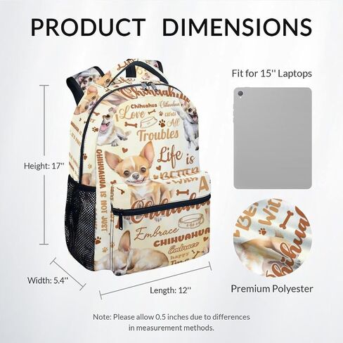 Mercuryelf Kids Bookbag - Dog Backpack for Boys Girls - 17 Inch Bulldogs Backpack for Primary Middle - Cute School Bag for Bulldogs Lovers in Kuwait