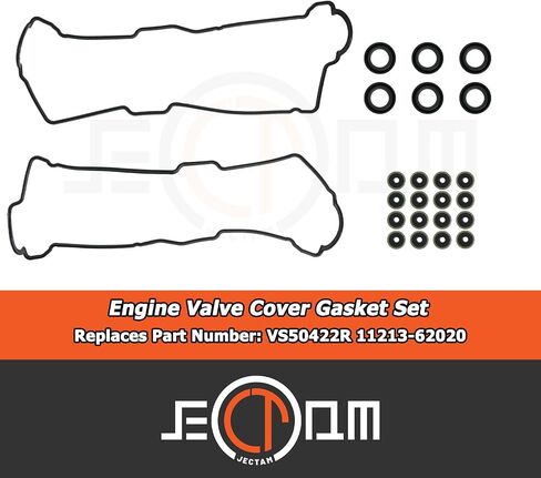 Engine Valve Cover Gasket Set VS50422R VC203 11213-62020 Compatible with 1995-2004 4Runner T100 Tacoma Tundra 3.4L V6 in Saudi Arabia