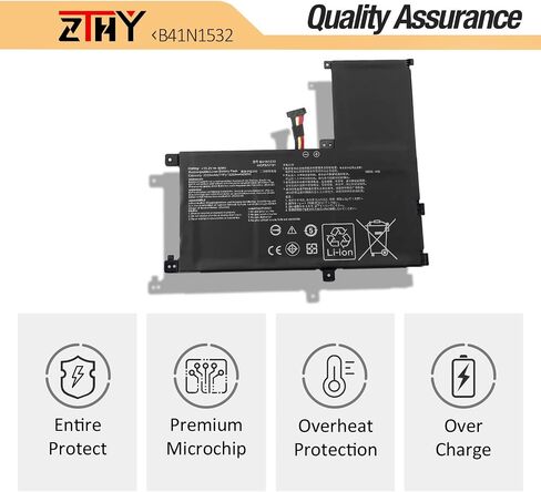 ZTHY C41N1727 Laptop Battery Replacement for Asus Zephyrus M GM501 GM501G GM501GM GM501GS ROG GU501 GU501G GU501GM GM501G-SEI006T GM501GS-EI015T GU501GM-BI7N8 GM501GM-EI005T GM501GS-EI003T 15.4V 55Wh in Saudi Arabia