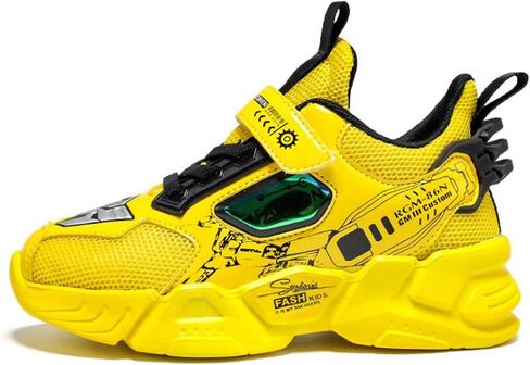 Kid Boys Girls Lightweight Breathable Sneakers Strap Athletic Tennis Shoes for Running Walking in Kuwait