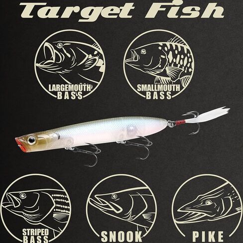 LUCKY CRAFT Fishing Lure Gunfish 117, Topwater (335 Sexy Mama) in Kuwait