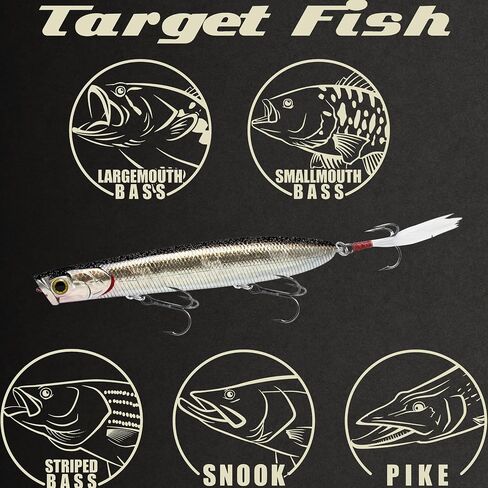 LUCKY CRAFT Fishing Lure Gunfish 117, Topwater (335 Sexy Mama) in Kuwait