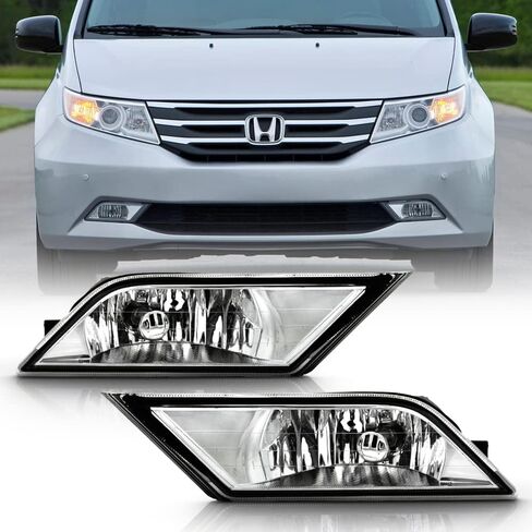 ACANII-For 2011-2013 Honda Odyssey مصابيح الضباب للقيادة مع مجموعة مفتاح السائق وجانب الركاب in Saudi Arabia