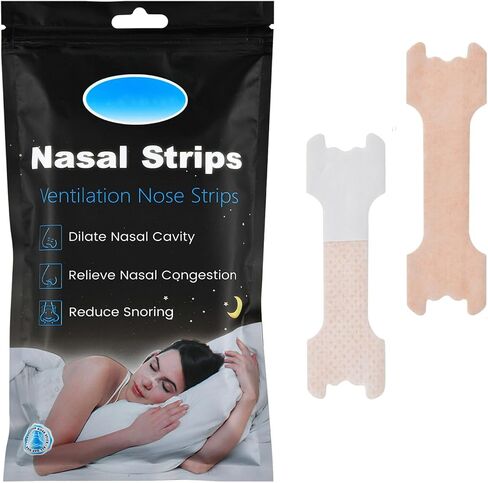 60PCS Nose Strips for Breathing,Extra Strength Nasal Strips for snoring,Suitable for Nasal Congestion & snoring (60) in Saudi Arabia