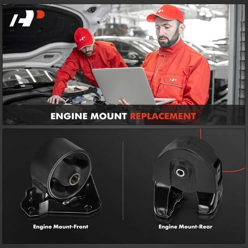 A-Premium 2PCS Front and Rear Engine Motor Mount Set Compatible with Kia Optima 2006-2010, Rondo 2007-2012, Magentis 2007-2010, 2.4L 2.7L, Replace# 219302G400, 219102G100 in Saudi Arabia