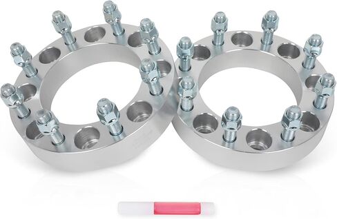 SCITOO 2Pcs 8x6.5 to 8x170 Wheel Adapters 1.5 inch Bore 126mm Studs 14x1.5 8 Lug Wheel Spacers No Hubcentric Fit for Ram 3500 2012-2022,for Ram 2500 2012-2022,for Nissan NV3500 2012-2014 in Saudi Arabia