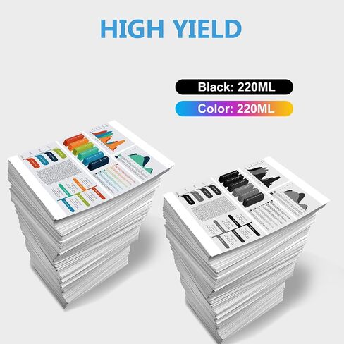ECO-SOL MAX Ink Cartridge Replacement for Roland Printers ESL3 Ink Cartridges ESL3-CY ESL3-MG ESL3-YE ESL3-BK Ink Cartridges Set (220mL, 4-Pack) in Kuwait
