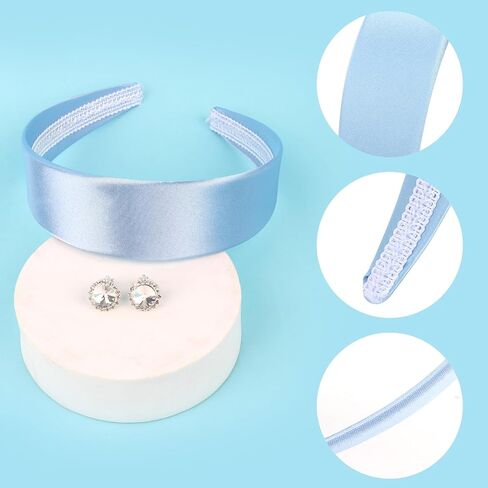 Princess Costume Accessories Set for Women, Blue Headband, Black Velvet Choker Necklace, Clip-on Earrings and Long Satin Gloves, Halloween Cosplay, Birthday Party Dress Up in Kuwait