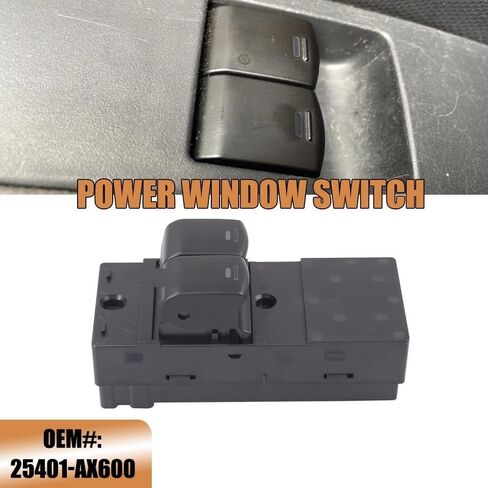 Front Left Master Power Window Switch Switch Assy 25401-AX600 for Nissan Micra III K12 2003 2004 2005 2006 2007 2008 2009 2010 in Saudi Arabia