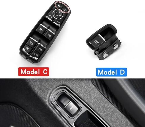 Electric Master Control Power Lifter Window Switch for Porsche Panamera Cayenne Macan 2011-2016(Model B) in Saudi Arabia