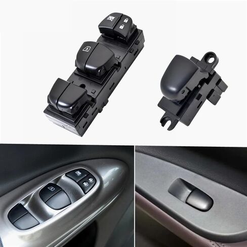 Electric Power Window Regulator Master Switch 25401-1KA0B for Nissan Juke Leaf Sentra 254011KA0B 25401(Single) in Saudi Arabia