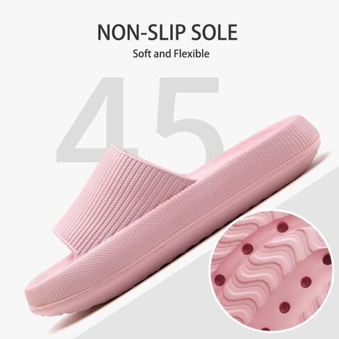 Pillow Slippers for Women and Men Quick Drying Shower Slippers Bathroom SandalsNon Slip Thick Sole Ultra Cushion in Saudi Arabia