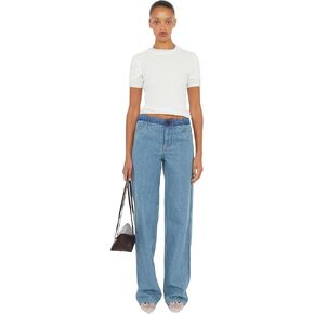 Christopher Esber Sheer Ribbed Overlay Loophole Tee in Saudi Arabia
