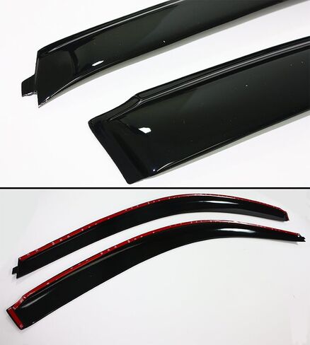 JDM Dark Tinted Style Window Visors Rain Guard Compatible with 2002-2006 Acura RSX 2 Door Coupe DC5 Type-S in Saudi Arabia