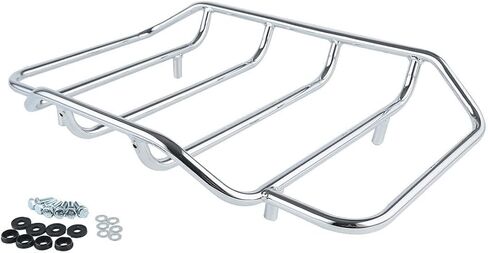 TCMT King Motorcycle Trunk Box Backrest Two-Up Mounting Luggage Rack Fit For Harley 2009-2013 Touring Road Street Electra Glide Road King Pack in Saudi Arabia