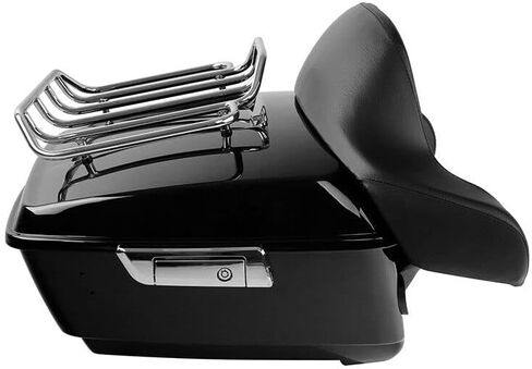 TCMT King Motorcycle Trunk Box Backrest Two-Up Mounting Luggage Rack Fit For Harley 2009-2013 Touring Road Street Electra Glide Road King Pack in Saudi Arabia
