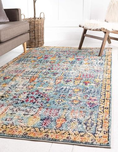 Rugs.com El Paso Collection Rug - سجادة متوسطة الحجم باللون الوردي بطول 6 أقدام مثالية للممرات والمداخل in Kuwait