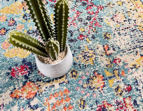 Rugs.com El Paso Collection Rug - سجادة متوسطة الحجم باللون الوردي بطول 6 أقدام مثالية للممرات والمداخل in Kuwait