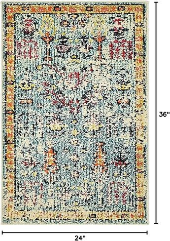 Rugs.com El Paso Collection Rug - سجادة متوسطة الحجم باللون الوردي بطول 6 أقدام مثالية للممرات والمداخل in Kuwait