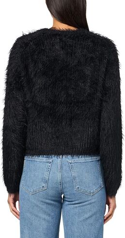 Velvet by Graham & Spencer Women's Maylie Novelty Feather Yarn Sweater in Saudi Arabia