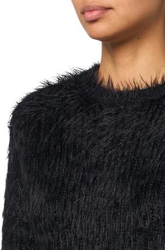 Velvet by Graham & Spencer Women's Maylie Novelty Feather Yarn Sweater in Saudi Arabia