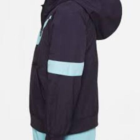 Nike Kids Boy's Crossover Jacket (Big Kids) Black/Black/White/White MD (10-12 Big Kids) in Saudi Arabia