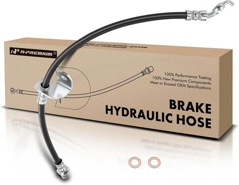 A-Premium Brake Hydraulic Hose Compatible with Toyota and Pontiac Models - Corolla 2009-2019, Matrix 2009-2013, Vibe 2009-2010 - Replace# 90947A2023 in Saudi Arabia