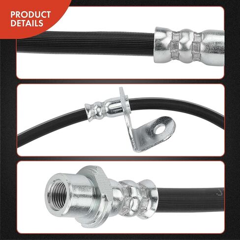 A-Premium Brake Hydraulic Hose Compatible with Toyota and Pontiac Models - Corolla 2009-2019, Matrix 2009-2013, Vibe 2009-2010 - Replace# 90947A2023 in Saudi Arabia