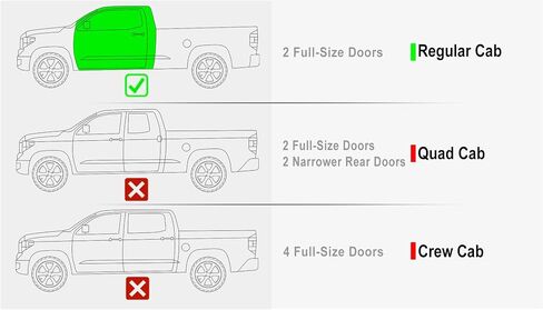 APS (أسود 6 بوصات) لوحات تشغيل من الفولاذ المقاوم للصدأ قضبان Nerf خطوات جانبية متوافقة مع Toyota Tundra 2007-2017 الكابينة العادية in Saudi Arabia