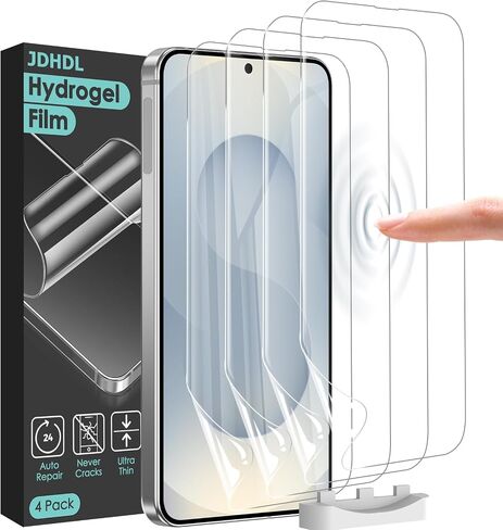 [3+3 Pack Hydrogel Film Screen Protector for iPhone 15 Pro Max(NOT Glass) with Tempered Glass Camera Lens Protector, Soft TPU Transparent Protective Screen Protector Film in Kuwait