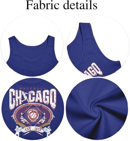 Baseball Tank Top Women Baseball Mom Crop Top Sport Team Fans Knit Shirts Softball Sleeveless Crop Tops in Saudi Arabia