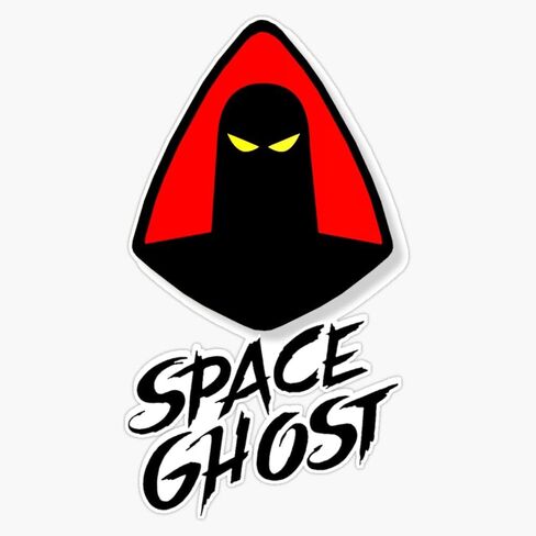 MAGNET Space Ghost - Retro Animated - Illustration Magnetic Vinyl Sticker Decal Magnet 5" in Saudi Arabia