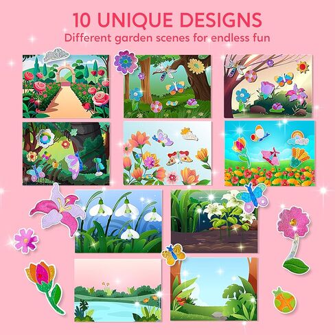 Klever Kits Foil Art Kit for Kids - Arts & Crafts Supplies, Mess Free Coloring, Animal Foil Foam Stickers, Creative Travel Toys, Birthday Gifts for Boys & Girls Ages 4 and Up in Kuwait