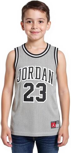 Jordan Boy's 23 Jersey (Big Kids) Gym Red LG (14-16 Big Kid) in Saudi Arabia