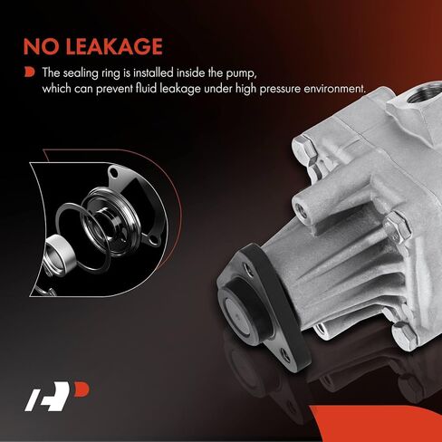 A-Premium Power Steering Pump, Compatible with Audi A6 1995-1997, A6 Quattro 1995-1998, 100 (Quattro) 1992-1994, V6 2.8L, Replace # 048145155FX in Saudi Arabia