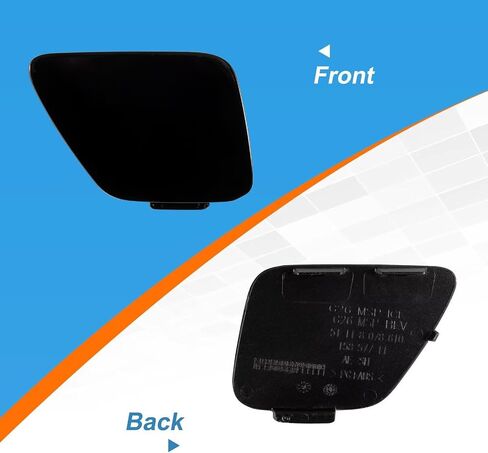 Car Front Bumper Tow Hook Cover Cap Towing Eye Fit for BMW G22 G26 I4 4 Series 2021 2022 2023 51115A0F324(Black) in Saudi Arabia
