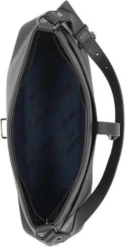 Harley-Davidson Women's Push Lock Pebble Leather Shoulder Bag Purse - Black in Saudi Arabia