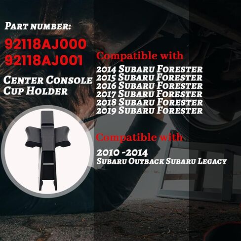 SOYATER 92118AJ001 92118AJ000 حامل أكواب وحدة التحكم المركزية مقسم متوافق مع سوبارو فورستر 2014-2022 ليجاسي أوت باك 2010-2014 in Kuwait