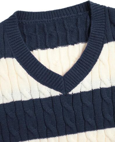 ZAFUL Fall Sweater for Women V Neck Lantern Sleeves Clothes Loose Fit Stripe Knitted Pullover Top 2025 in Saudi Arabia