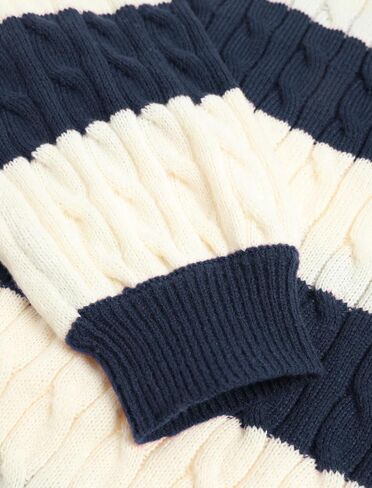 ZAFUL Fall Sweater for Women V Neck Lantern Sleeves Clothes Loose Fit Stripe Knitted Pullover Top 2025 in Saudi Arabia