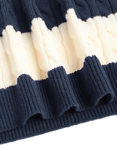 ZAFUL Fall Sweater for Women V Neck Lantern Sleeves Clothes Loose Fit Stripe Knitted Pullover Top 2025 in Saudi Arabia